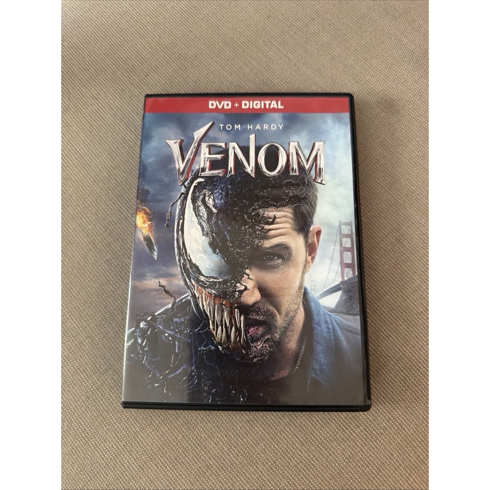 Venom (DVD, 2018) VERY GOOD - Tom Hardy, Marvel Comics